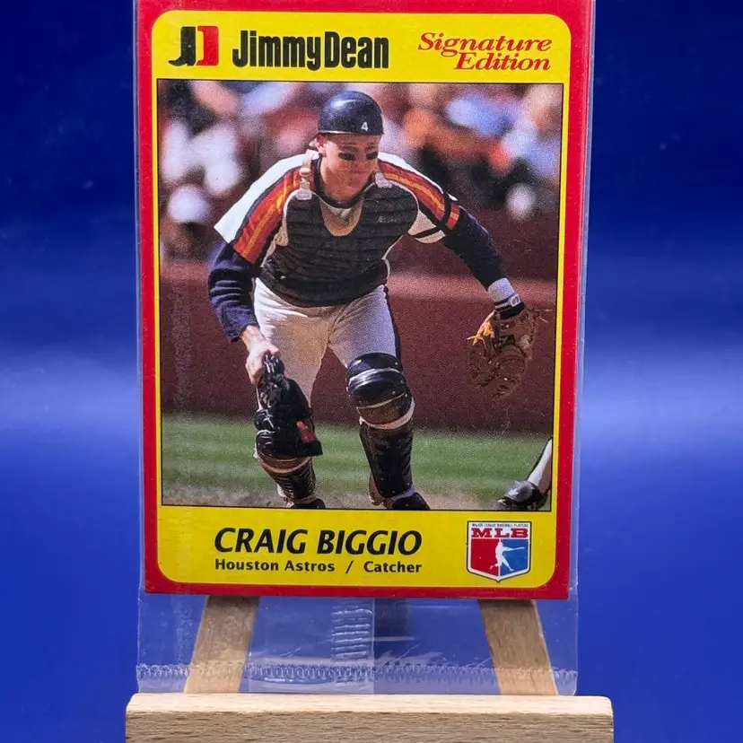 1991 Jimmy Dean 3 Card Sealed Pack Craig Biggio & Ryne Sandberg Showing B27