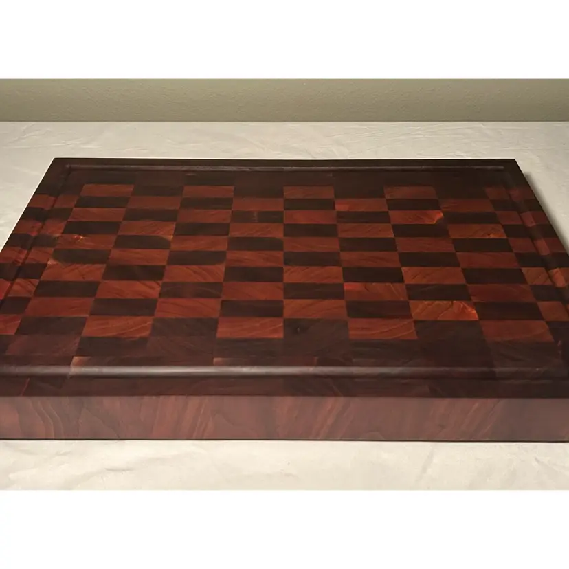 Victory Lap - Cherry and Walnut End Grain Cutting Board