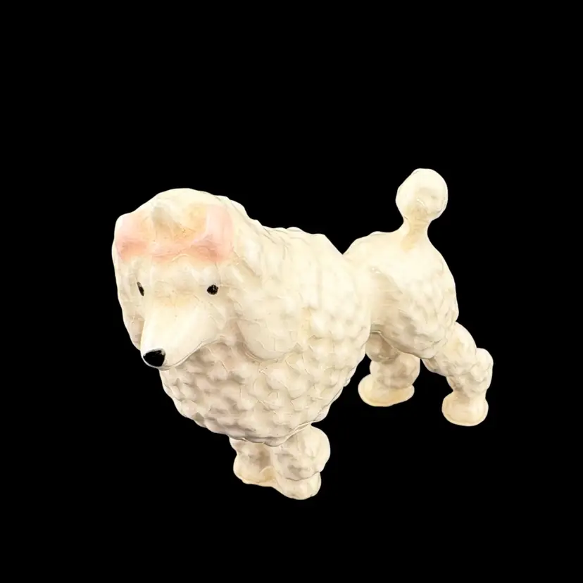 Vintage Hagen Reneker White Poodle Figurine 3.75” Tall x 1.75” Long x 1” Wide
