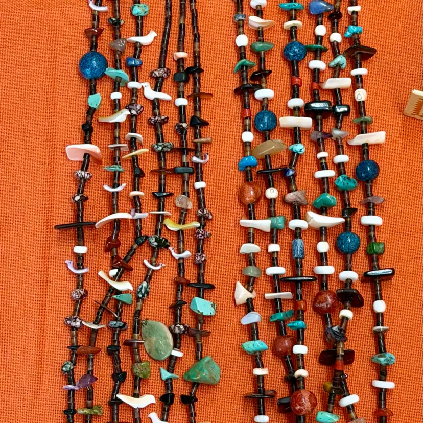 Choice! 28” Native Necklace With Sterling Clasp