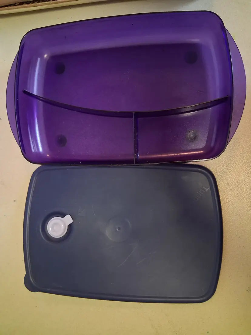 Vintage Tupperware Purple Vent 'N Serve