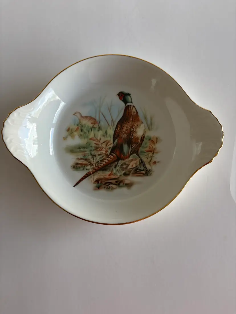 Pheasant Porcelain Dish