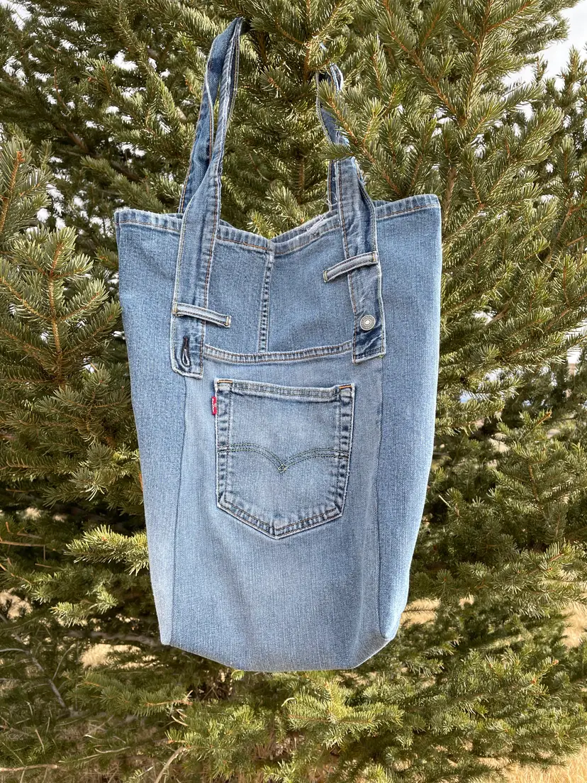 Handmade Levi Jean Tote