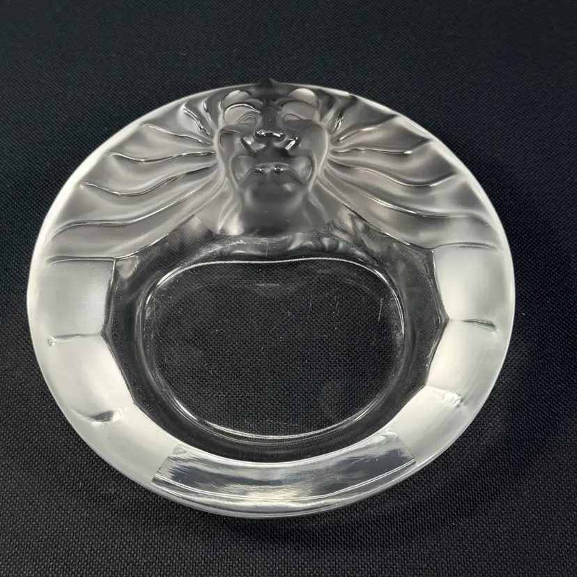 Lalique Lion Trinket Dish