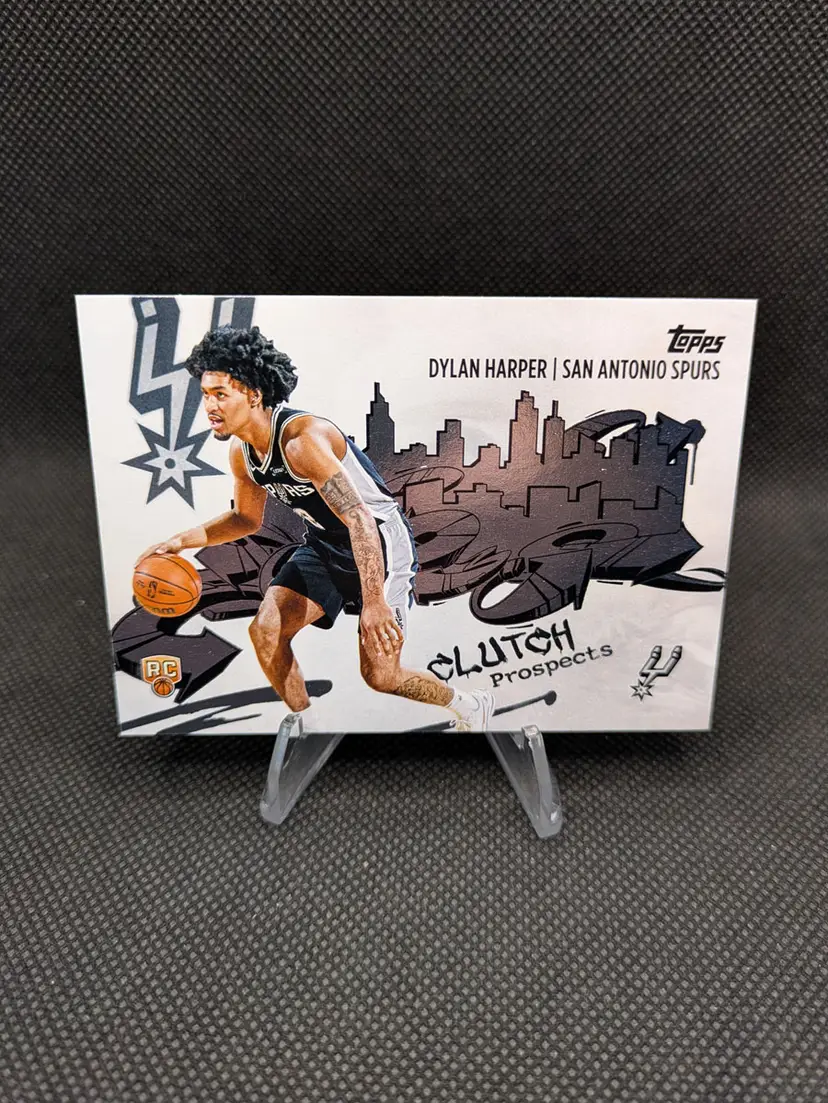 Dylan Harper 2025 Topps Basketball Clutch Prospects Rookie RC #CC-2 - San Antonio Spurs