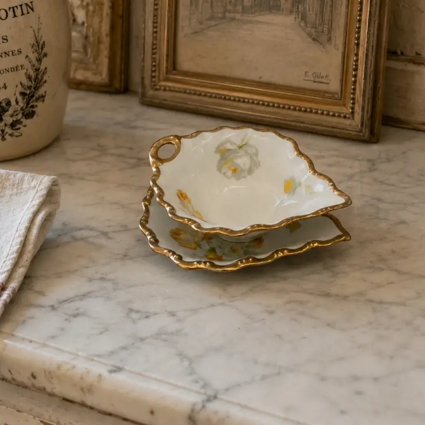 Limoges France Coronet Porcelain Dishes Set/2