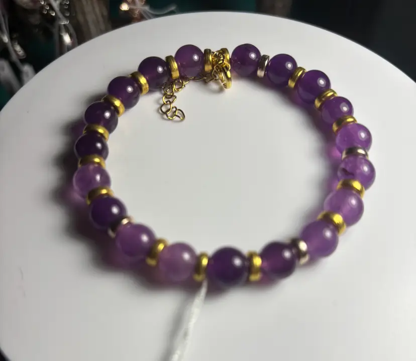 #617 Handcrafted Natural Stone Adjustable Bracelet