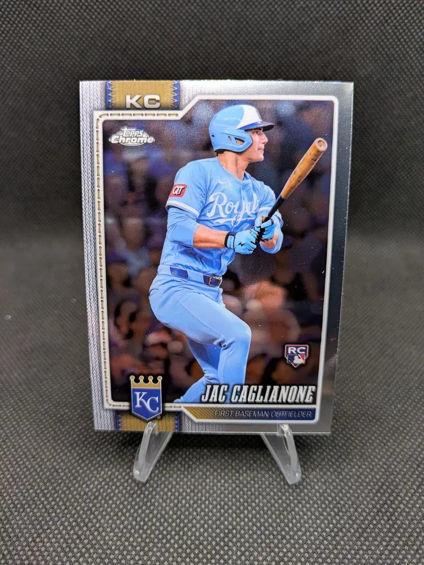 Jac Caglianone 2026 Topps Chrome Rookie Card (RC) #131 - Kansas City Royals