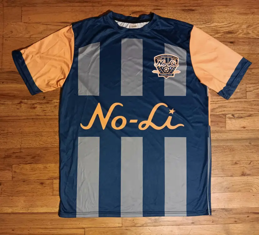 No-Li Beer Soccer Jersey Born and Raised Spokane #12 Seattle Sounders Seahawks