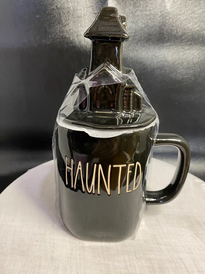 Rae Dunn HAUNTED House Lid Halloween Mug