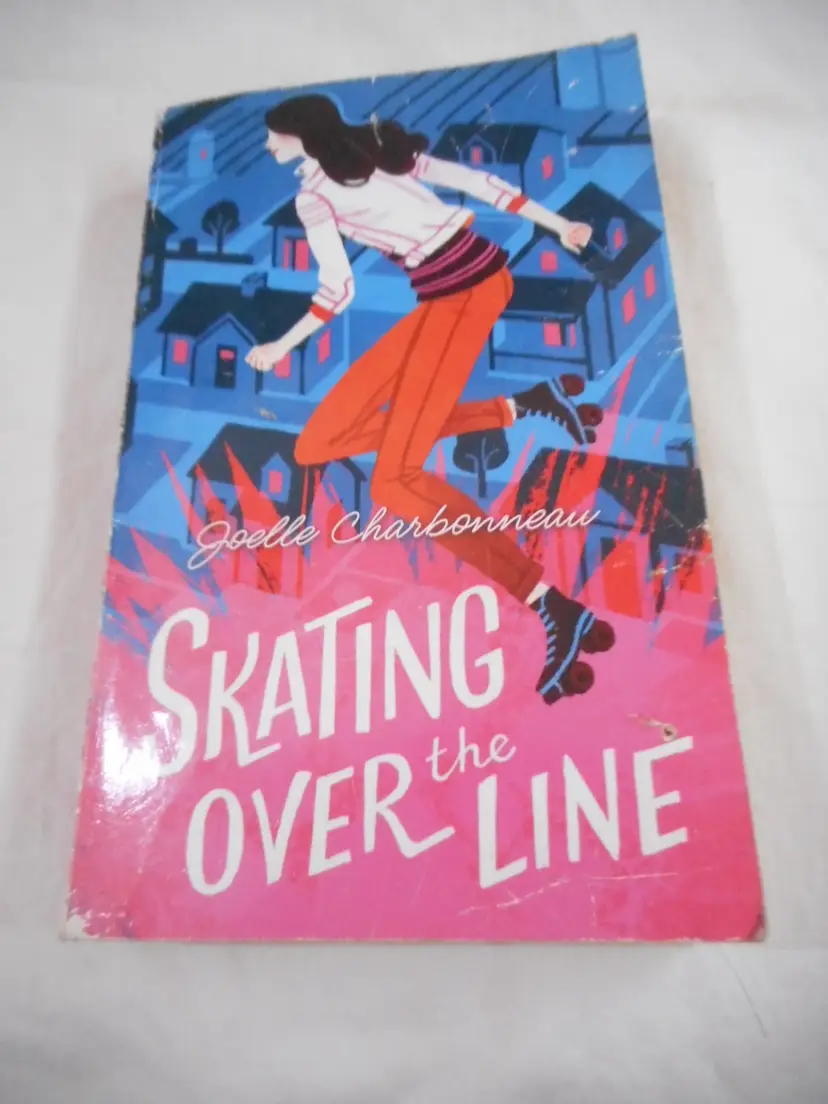 Preowned paperback mystery Fiction book Skating over the line Joelle Charbonneau