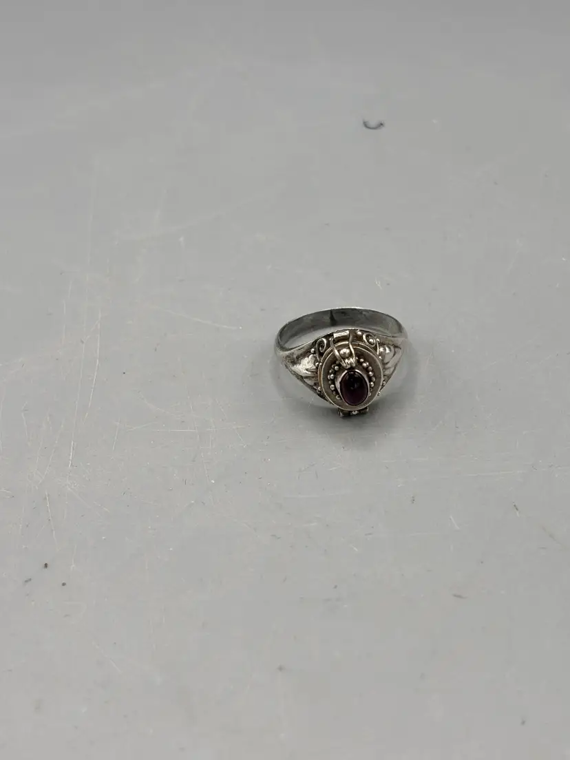 Sterling Poison Ring