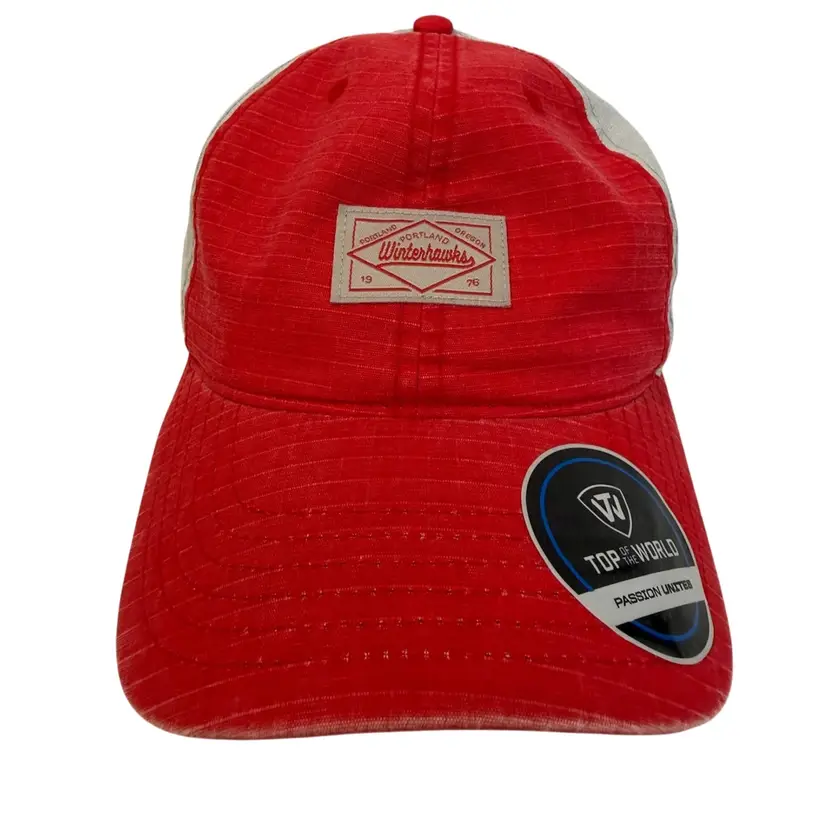 Portland Winterhawks Minor League Hockey Team Adjustable Hat by Top Of The World