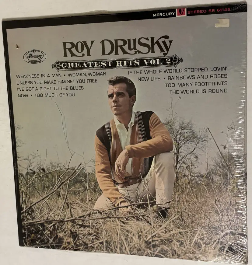 Roy Drusky Greatest Hits Vol. 2 Vinyl Record SRS-61145 Vintage 1968 Stereo New