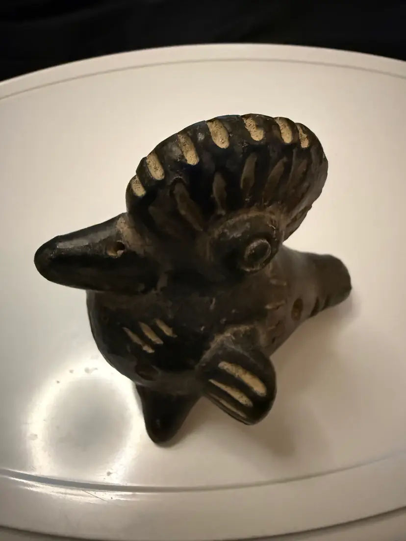 Vintage Folk Art Bird whistle Pre Colombian