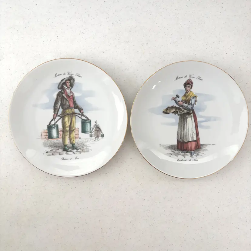Vintage Bavarian Germany Bareuther Waldsassen Plates Cottagecore Farmhouse