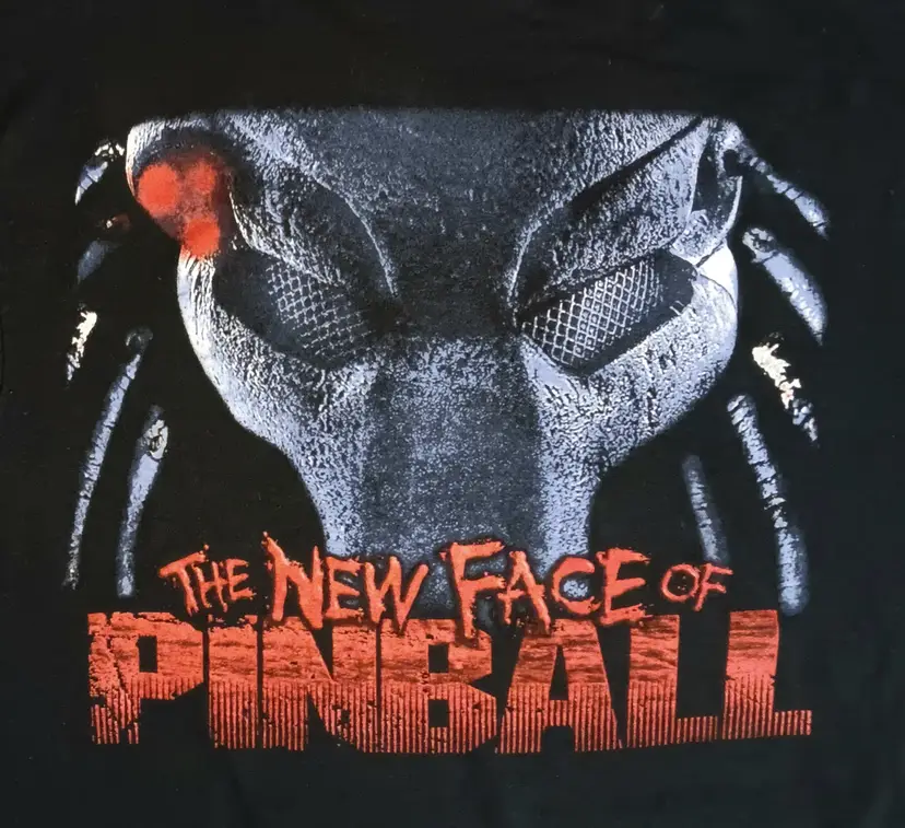 Predator Pinball Machine x SkitB t-shirt alien sci-fi horror monster