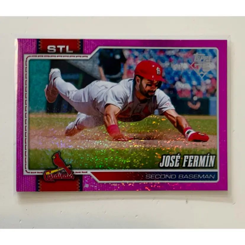 Jose Fermin Pink Holofoil St. Louis Cardinals