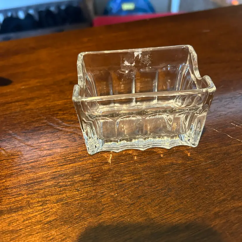 Clear, Glass Cigar Ashtray