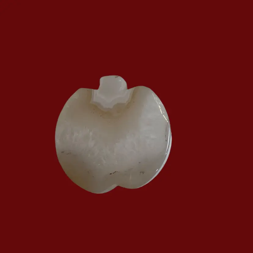 Stone Carved Apple   2 1/4”