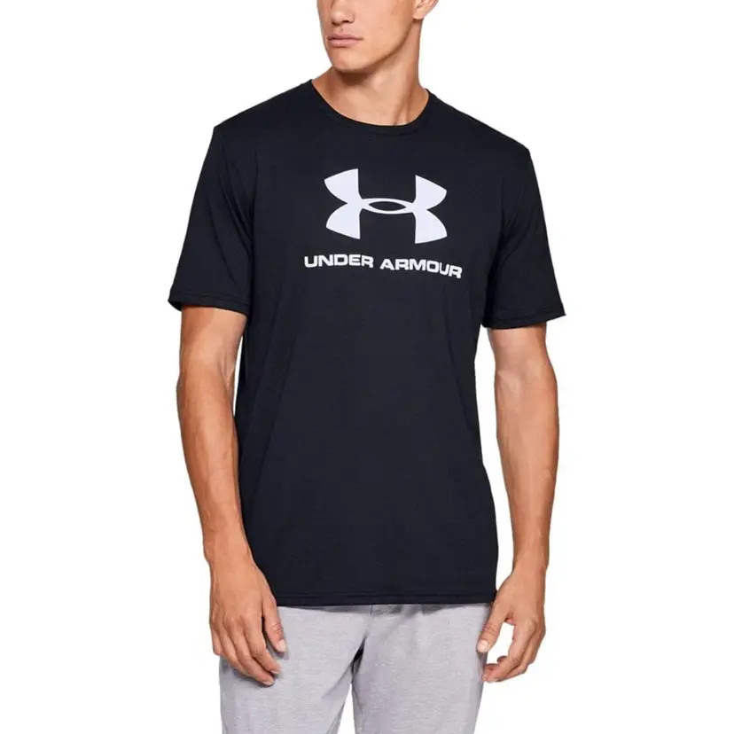 Under Armour logo black tshirt size Large