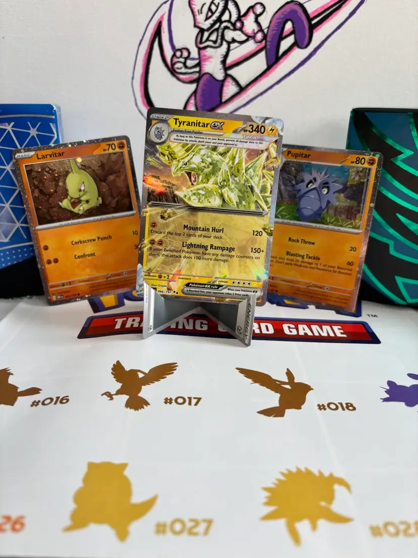 Tyranitar W/ Full Evos, 3 Cards