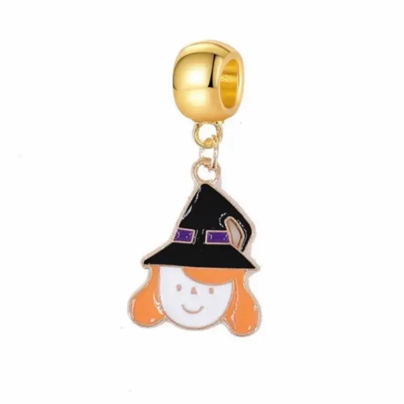 Witch Girl Spooky Halloween European Charm - Holiday Limited Edition