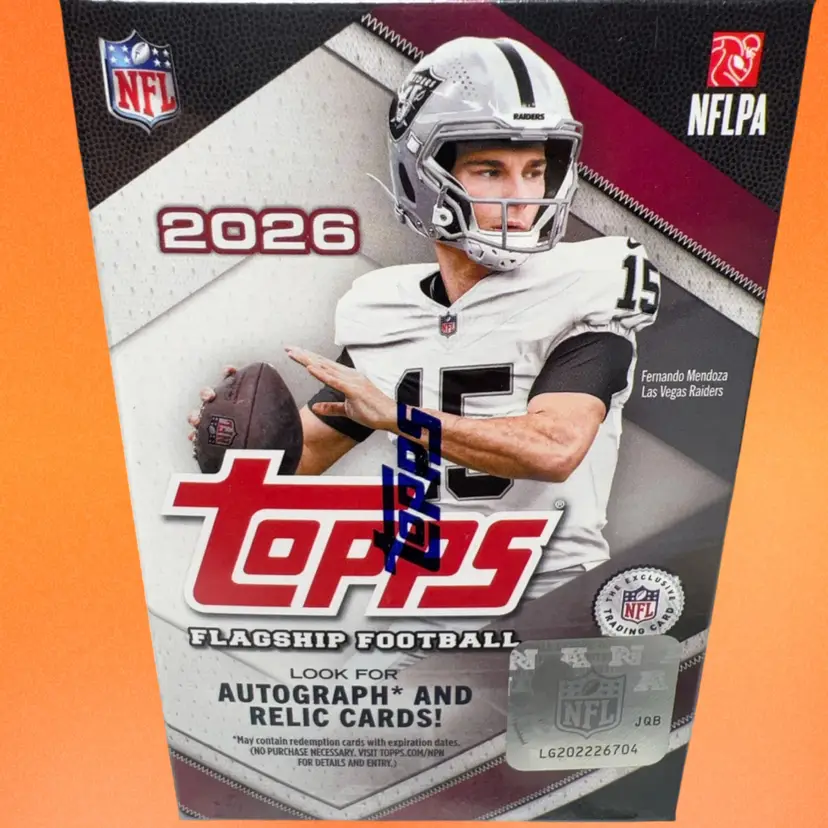 2026 Topps Flagship Football Blaster Box (stacked)