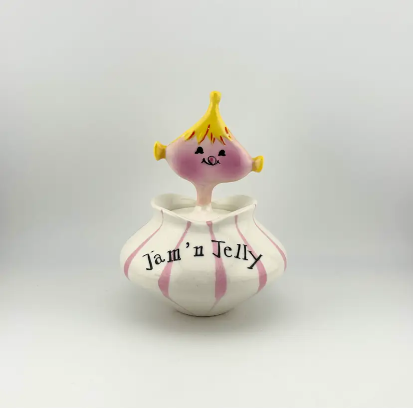 Vintage 1958 Holt Howard Jam ‘n Jelly Jar 4”x 5.75”