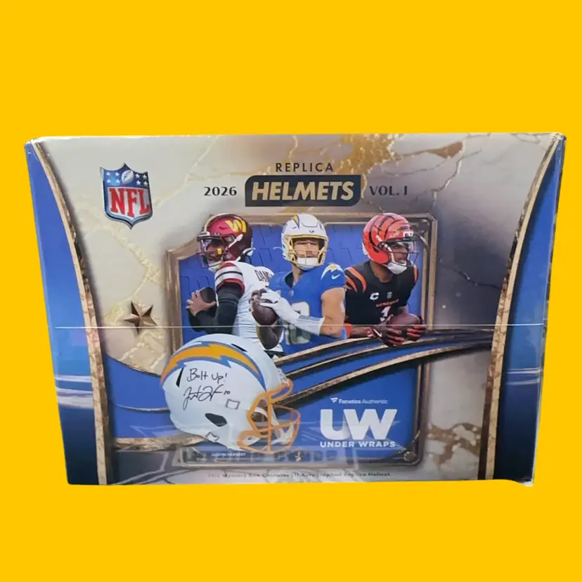 2026 Fanatics Authentic Under Wraps NFL Vol 1 Autographed Replica Helmet