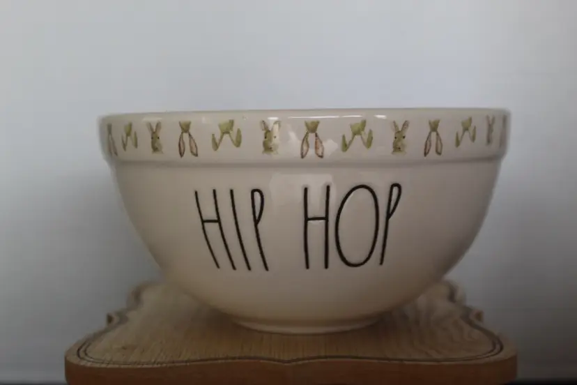 Rae Dunn HIP HOP Replacement Small Bowl From 3 Piece Mixing Bowl Set.  Magenta