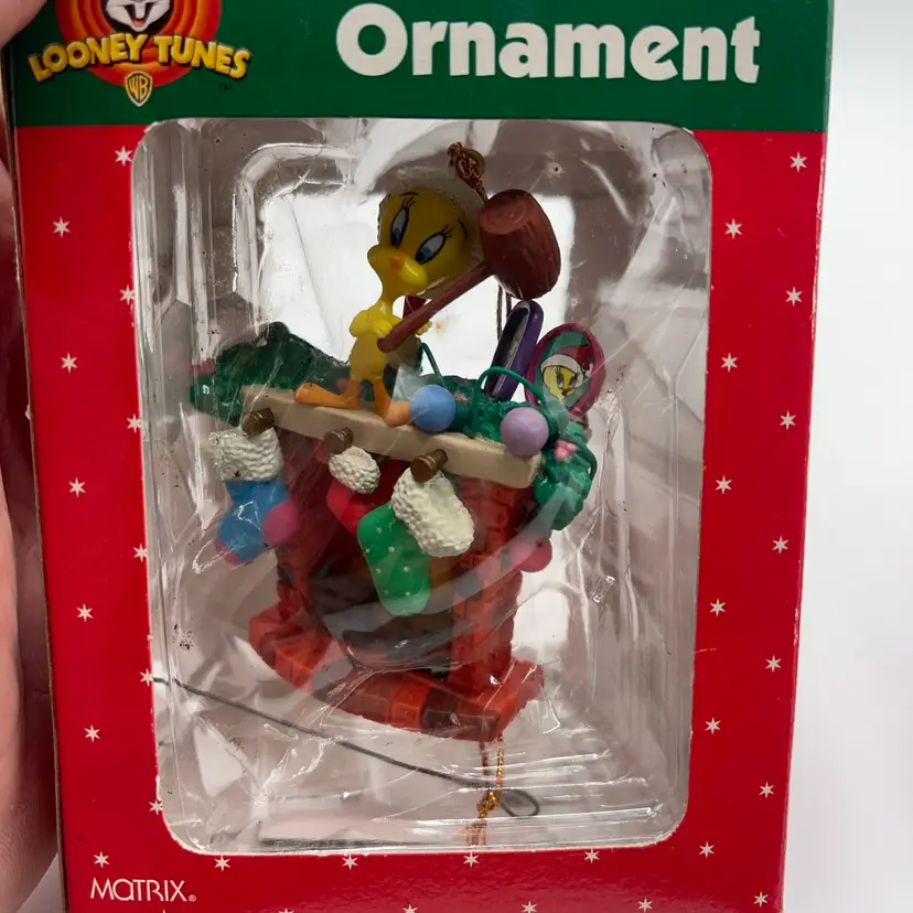 tweety Bird Ornament On Fireplace Warner Brothers