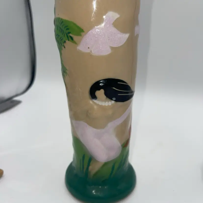 Tepco China Company Hula Dancer Tiki Mug USA 8.25” Rare