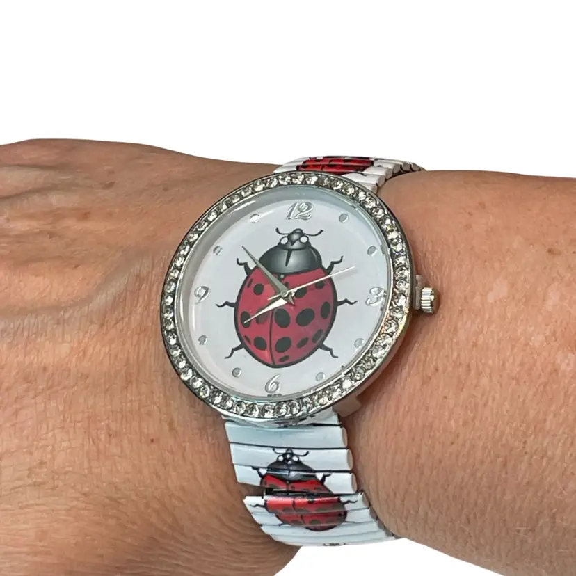 A NEW Lady Bug Watch Stretch Band