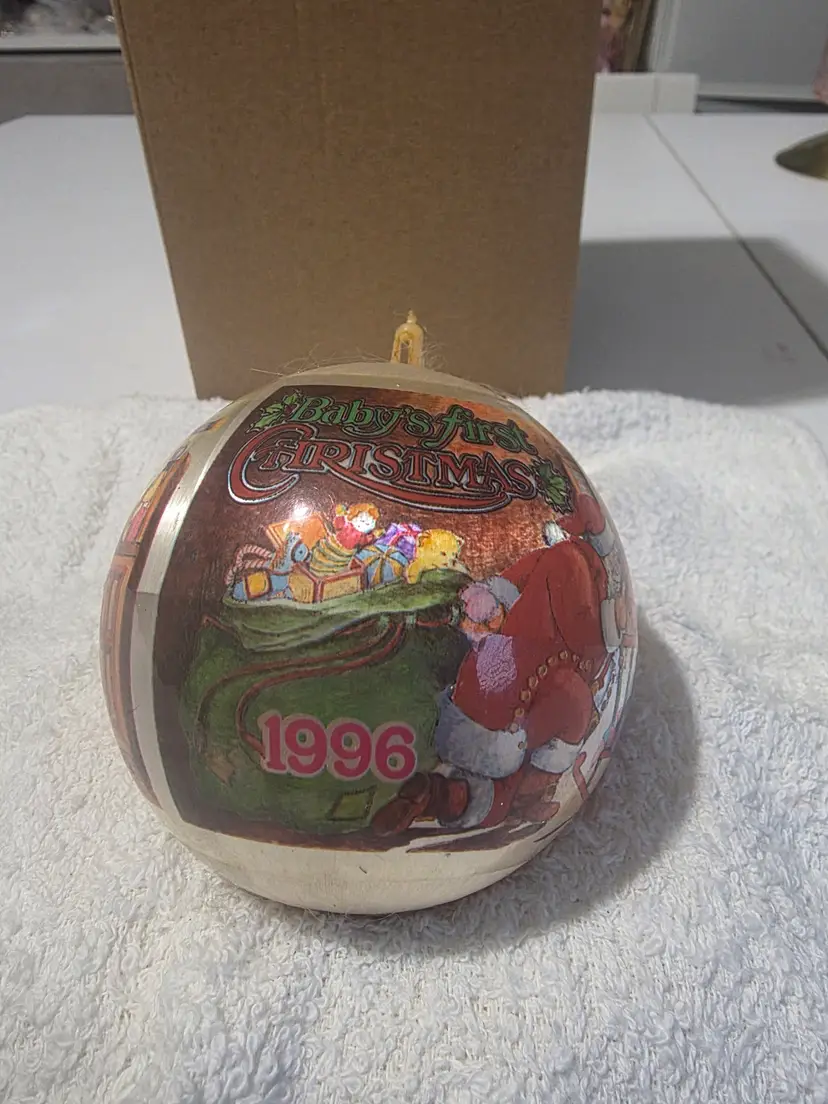 Vintage Christmas Memories Satin Ornament Lot 1994-2000 Complete 7 year run