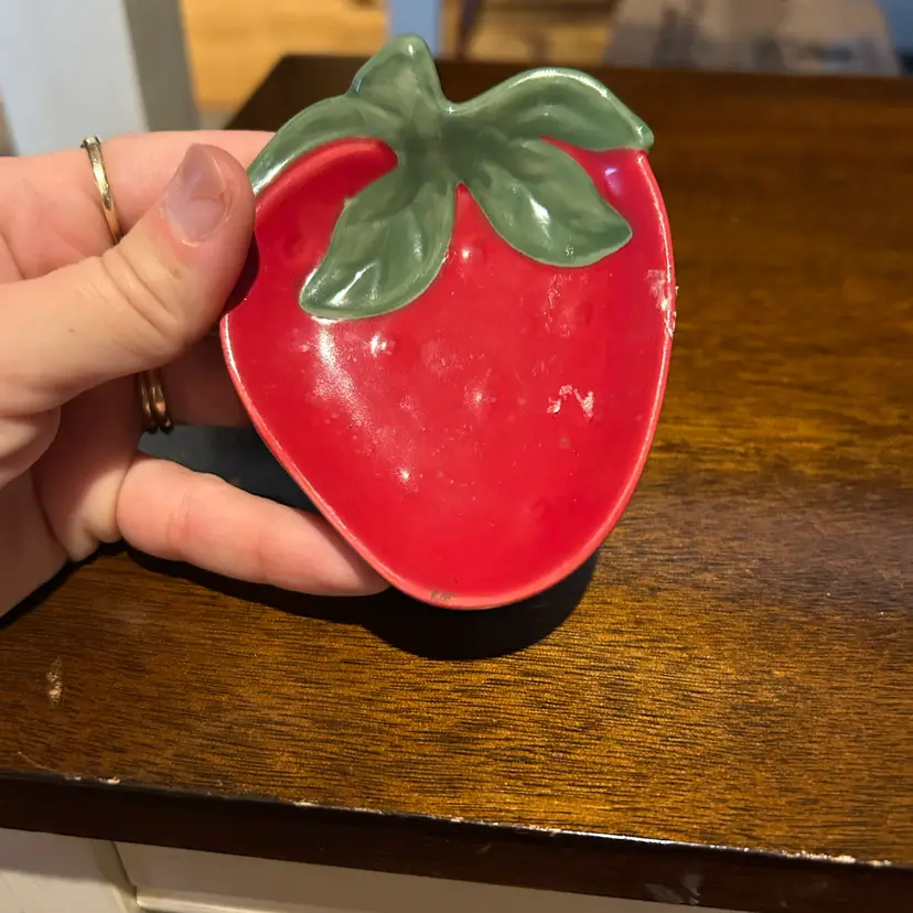 Strawberry Trinket Dish