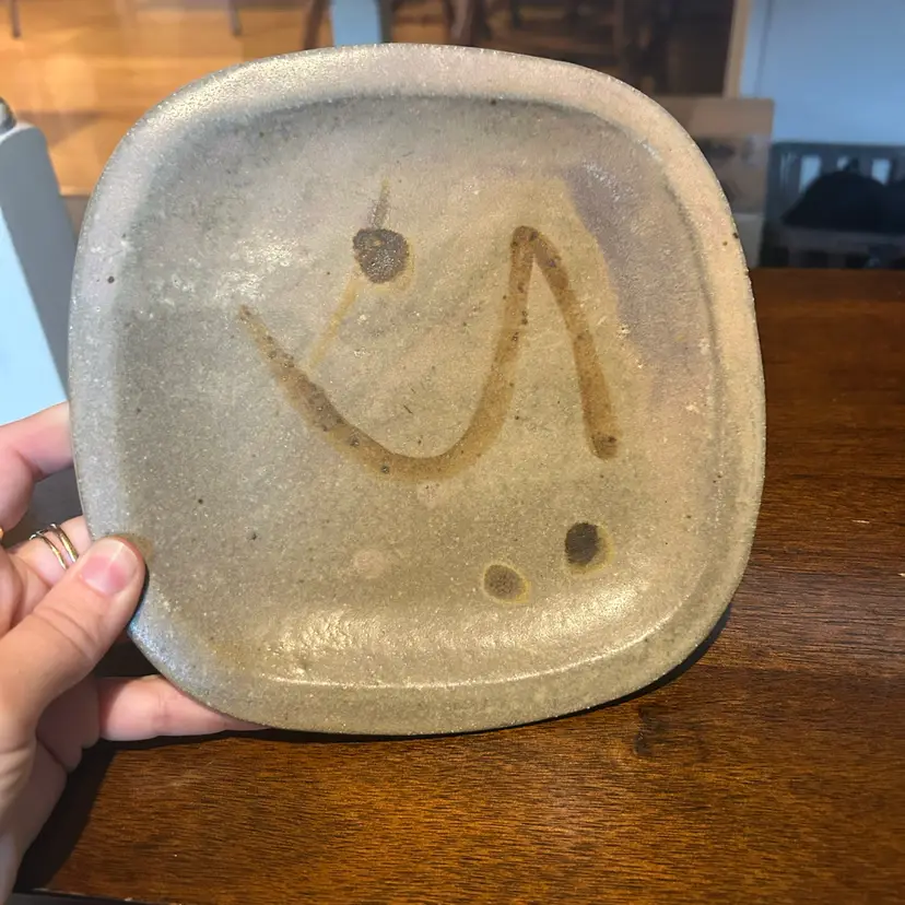 Pottery Plate Or Trinket Dish