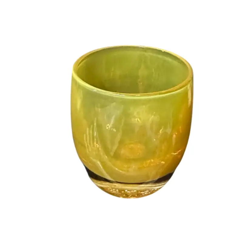 Glassy Baby, Come Together, hand-blown glass votive candle holder