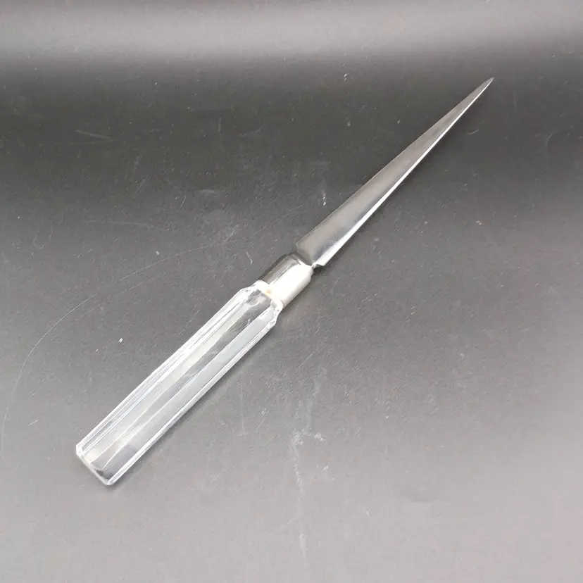 Orrefors crystal-handled letter opener