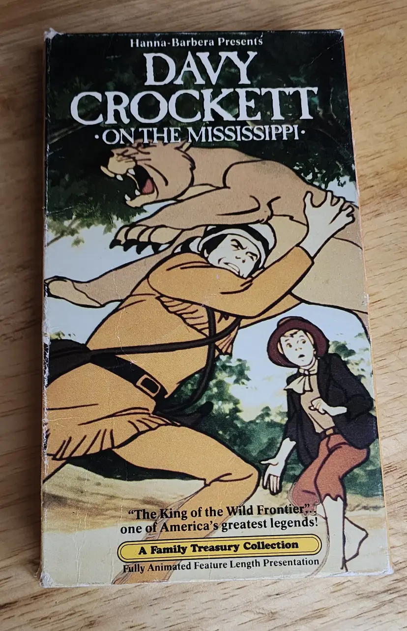Davy Crockett on the Mississippi VHS 1987 Hanna-Barbera Kids Klassics Animated