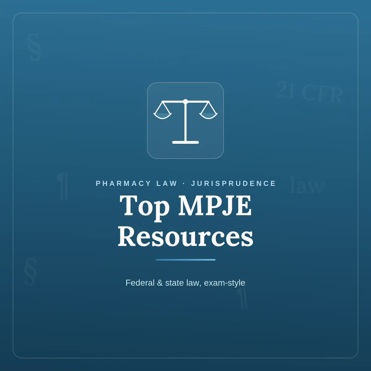 Top MPJE Resources