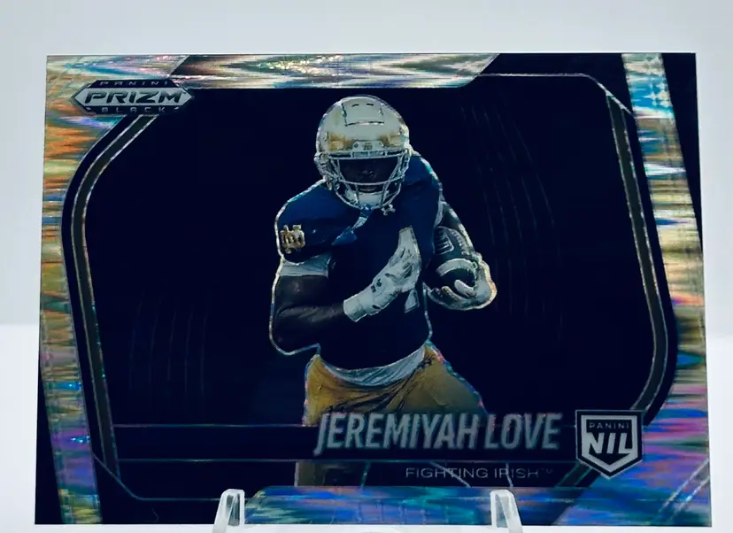 Jeremiyah Love Prizm Hyper #/249 - Fighting Irish