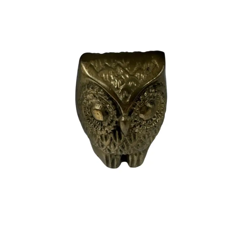 Medium Brass Owl