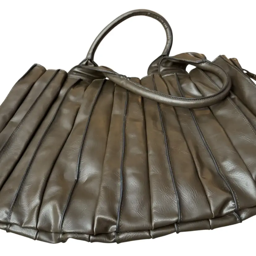 #02  Sabina New York Pleated Draw String Purse