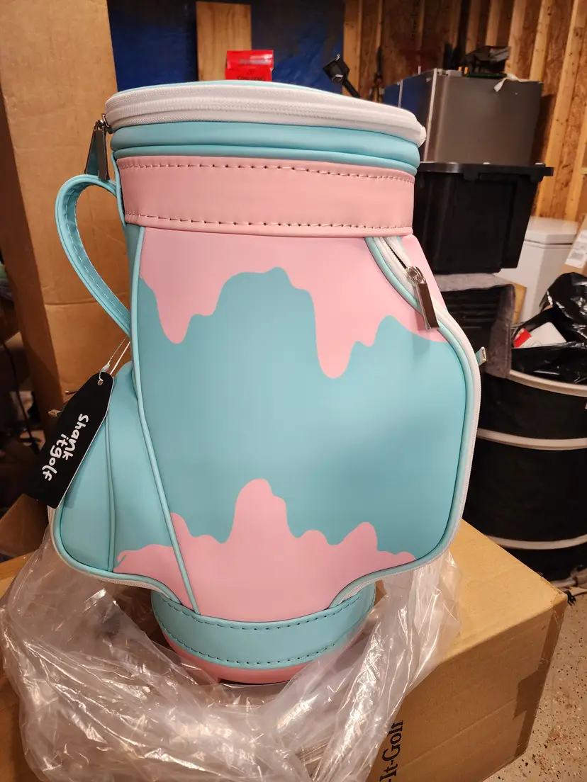 NEW IN BOX Shank it golf cotton candy den caddy/cooler