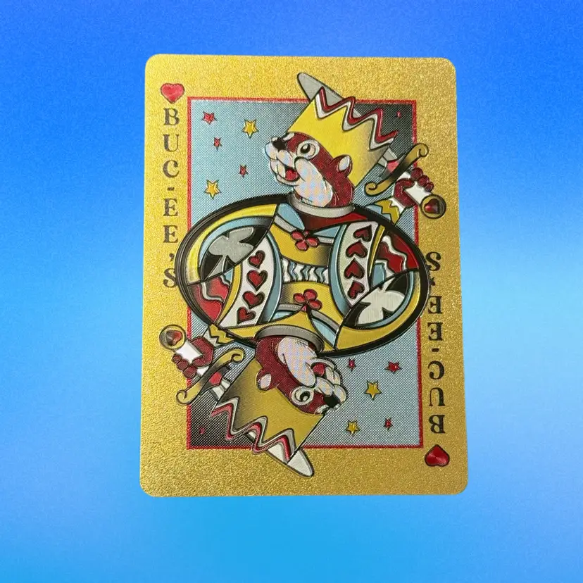 Buc-ee’s Playing Card Gold & Silver Foil Swap Card