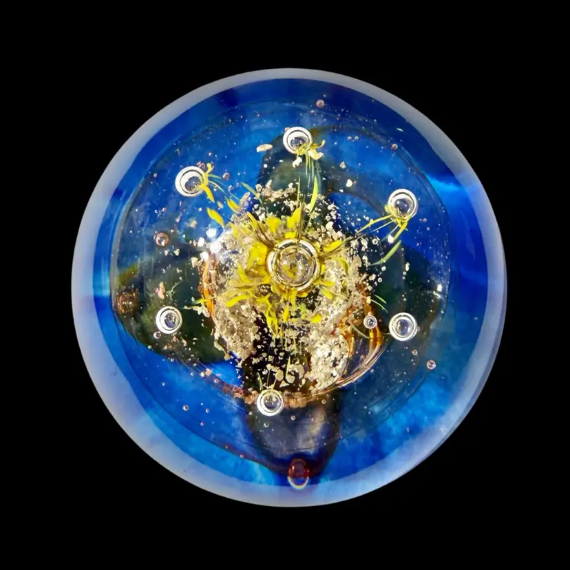 Selkirk Glass “Wizard’s Spell” Rare Glass Paperweight