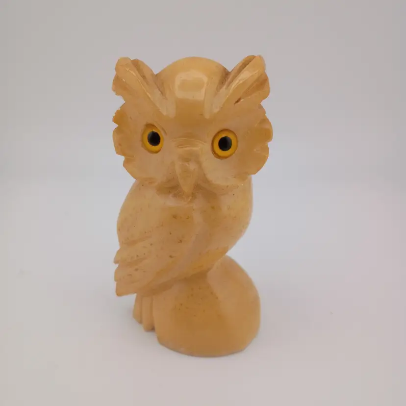 Italian alabaster owl