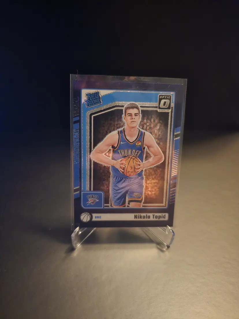 Nikola Topic RC - 2024-25 Donruss Optic Rated Rookie Purple Disco /99