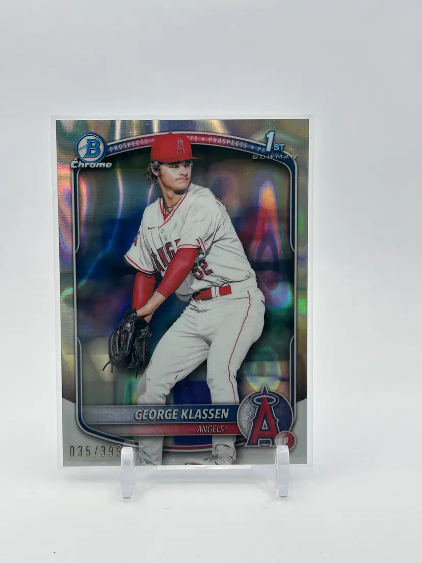 BC12 - George Klassen 2025 Bowman Chrome 1st Lava /399 - Los Angeles Angels #2 Prospect